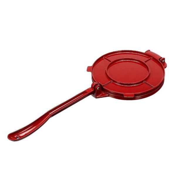

baking & pastry tools 8 inches tortilla press maker diy foldable tool aluminium tool, for kitchen restaurant (red)