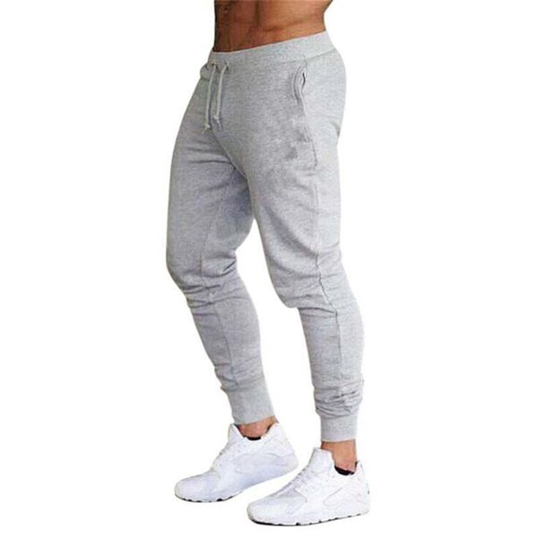 

jogging pants men's sports trousers running men joggers sweatpants slim fit bodybuilding, Black