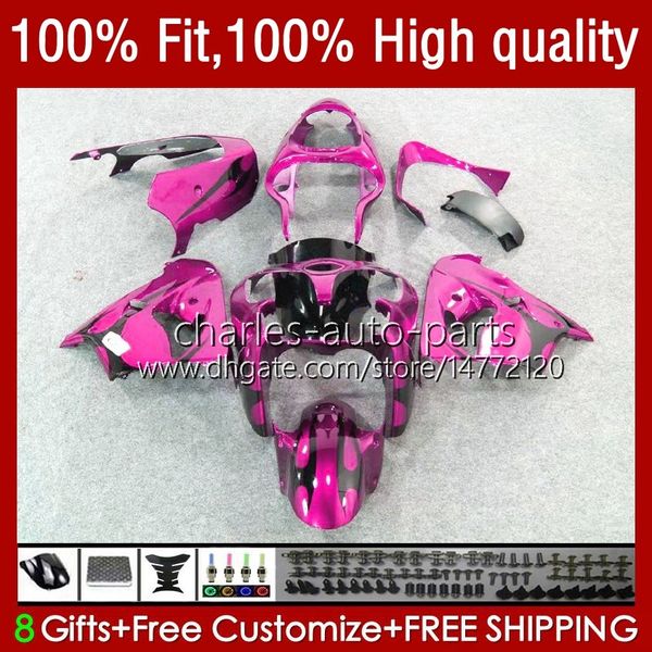 Carrozzeria OEM per KAWASAKI Rose Flames NINJA ZX900 900CC ZX-9R Body Kit 25No.94 ZX9 9 R ZX 9R 900 CC 1998-2003 ZX-900 2000 2001 2002 2003 ZX9R 00 01 02 03 Carenatura iniezione