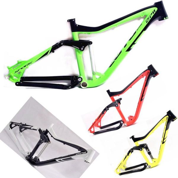 

mountain bike frame 26/27 5er * 17 iinches full suspension aluminum bicycle parts frames