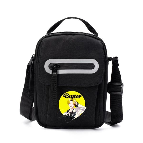 

backpack kpop bangtan boys butter cartoon cute shoulder bag canvas simple