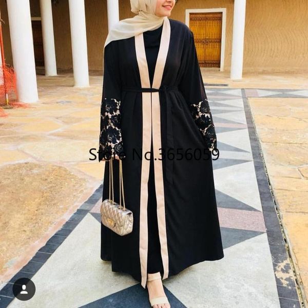 

ethnic clothing latest designs embroidery cardigan islamic fashion front open kimono arabic style dubai muslim abaya, Red
