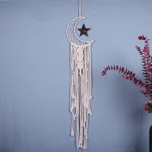 

decorative objects & figurines handmade dream catcher tapestry star moon wind chimes hanging craft gift dreamcatcher ornament creative diy h
