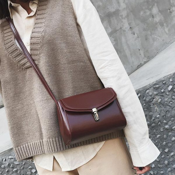 

hbp shoulder female 2020 new fashion hand retro pu small square bag korean version of the wilderness