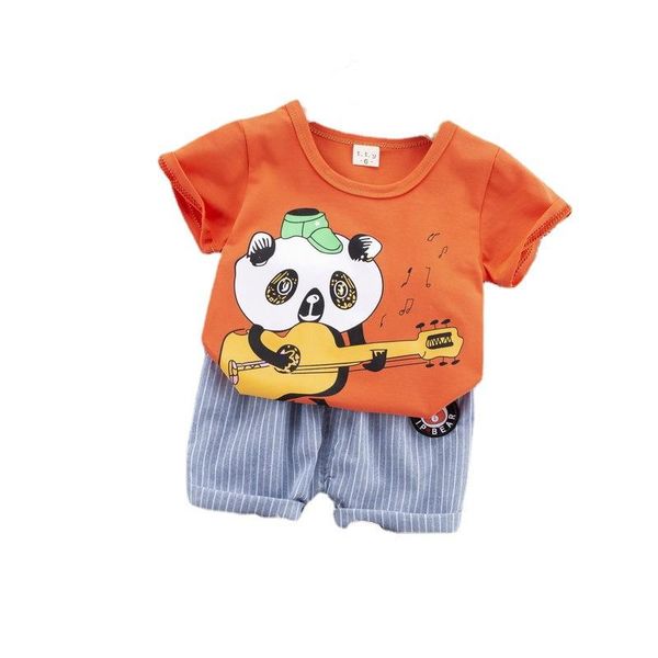 

clothing sets fashion baby clothes summer children girls boys cotton casual t-shirt shorts 2pcs/sets toddler costume kids sportswear, White