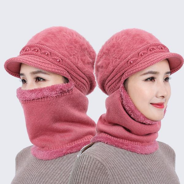 

beanie/skull caps autumn and winter hat for middle-aged old people, Blue;gray