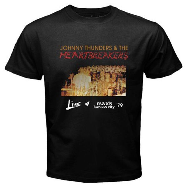 

jhonny thunders and the heartbreakers men's black t-shirt size s-3xl, White;black