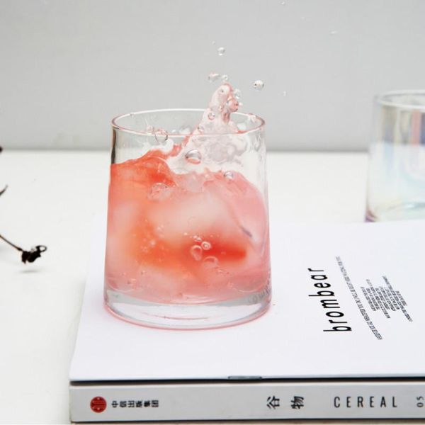 

wine glasses transparent glass water travel milk whiskey juice drink cup cute nordic drinkware vasos de vidrio kitchen dining bar eb5bl