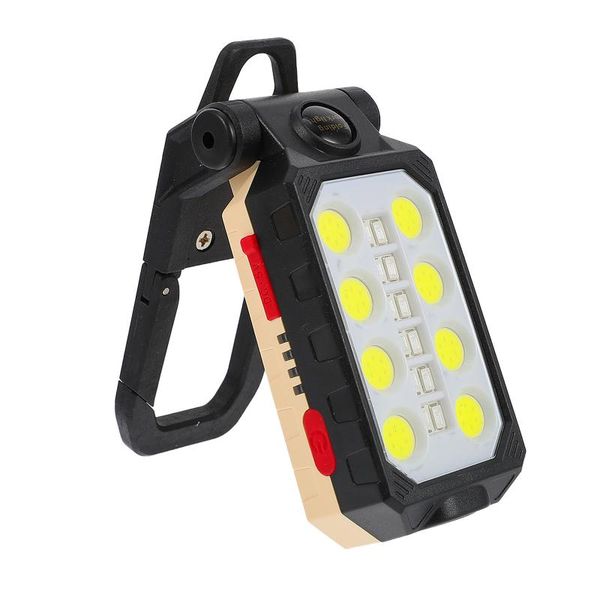 

flashlights torches cob rechargeable work lights led with magnetic base and hanging hook