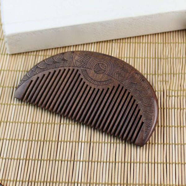 

hair brushes 1pc wooden comb massage handmade for care 9.9x5.5x1.2cm, Silver