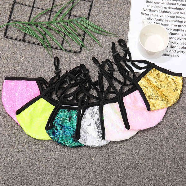 

masks sequin washable dustproof men's and women's personalized decorative nightclub