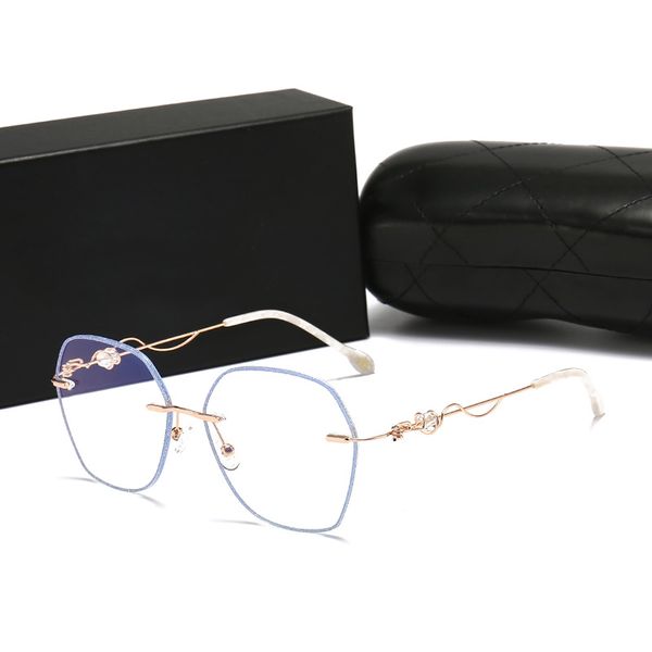 

2021 men retro polarized luxurys mens designers sunglasses rimless gold plated square frame brands sun glasses fashion eyewear, White;black
