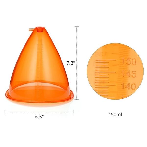 

electric massagers 2021 est 150ml xl orange cups 2pcs cupping therapy breast enhancement bulifting vacuum care