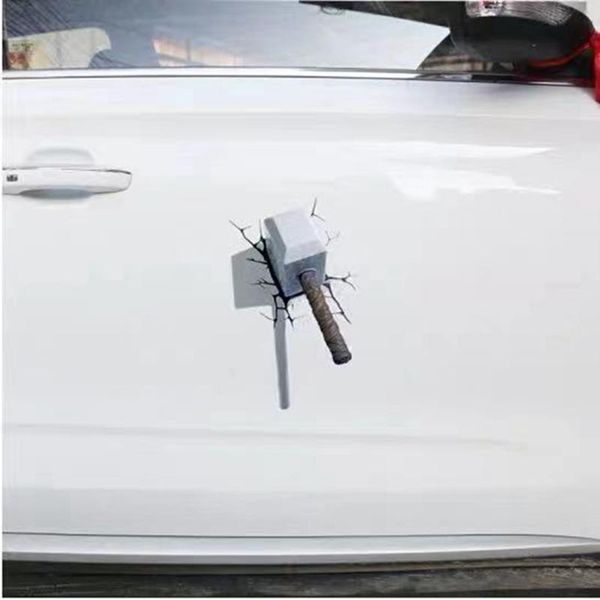 

personalized creative car sticker stereo simulation crack body scratch cover luggage interior decorations