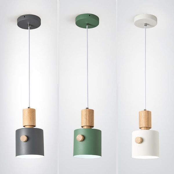 

pendant lamps nordic modern simple lights personalized bar el restaurant bedside lamp home deco kitchen hanging