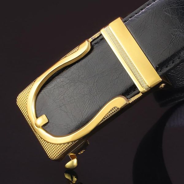 

belts designer men exquisite automatic buckle blue casual ceinture homme cowskin waistband waist strap, Black;brown