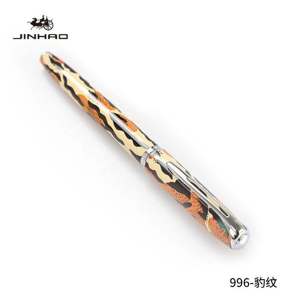 

style luxury jinhao 996 leopard fountain pen 0.5mm nib ink financial office supplies for gift pens