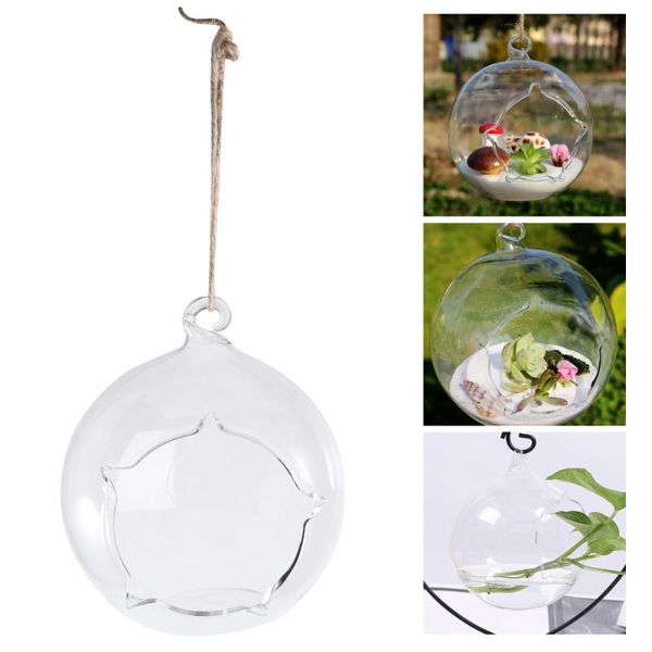 

succulent plant glass flowerpot hanging micro landscape bottle diameter 10cm car air freshener