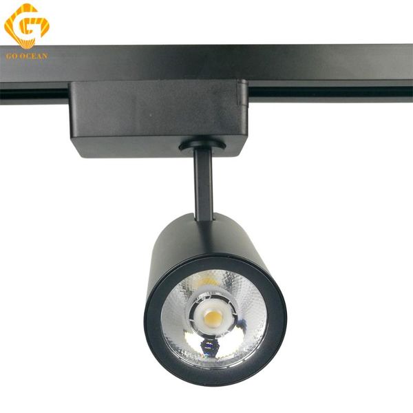 

track lighting led light 10w aluminum clothing store cob rail lamp lights spotlights