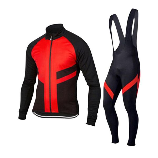

racing sets spring and autumn men's red bicycle pulley cycling jersey long sleeve mountain bike jacket breathable, Black;blue