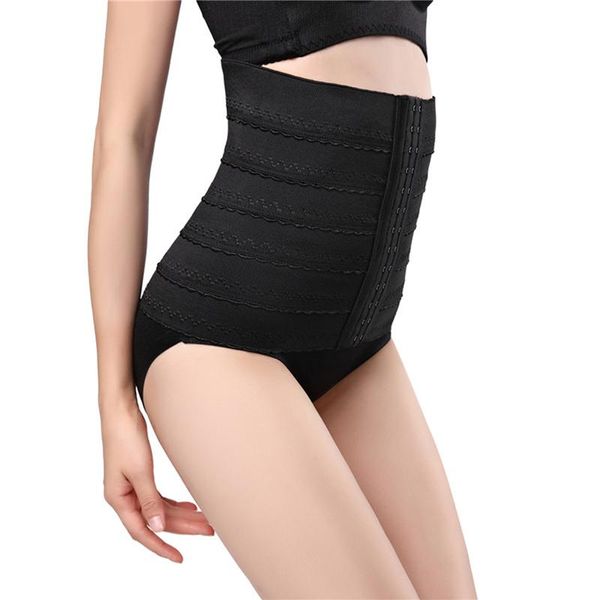 

waist support woman trainer slimming belt body shaper cinchers modeling weight loss anti cellulite reducing shapewear, Black;gray