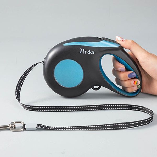 

dog leash automatic pet traction rope retractable nylon cat lead walking running puppy accessories harness collar dogs ropes collars & leash