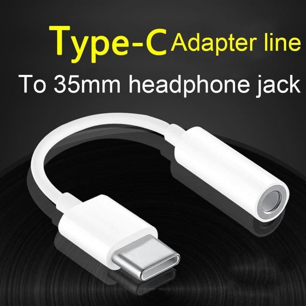 USB Tipo C a 3.5mm Adaptador Auxiliar Adaptador Adaptador USB-C JACK Cabo de áudio para OnePlus 8T 8 Samsung S20 Plus Ultra Google Pixel 5