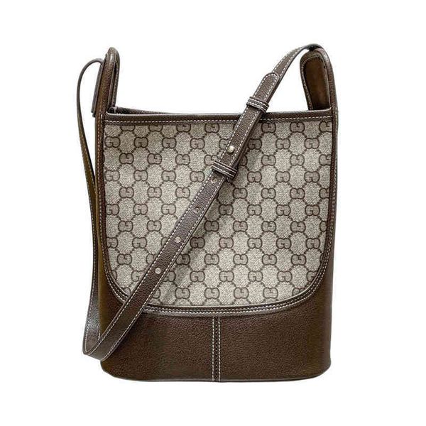 

2022 factory outlet online women's bag autumn and winter new trend old flower small bucket bag single shoulder messenger gas proton