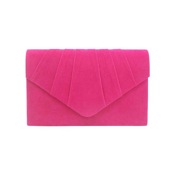 

special fashion women's solid veet wrinkled dinner bag hand bag