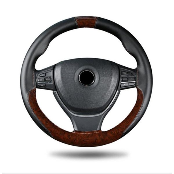 

38cm car steering wheel cover diy decoration with needles thread covers