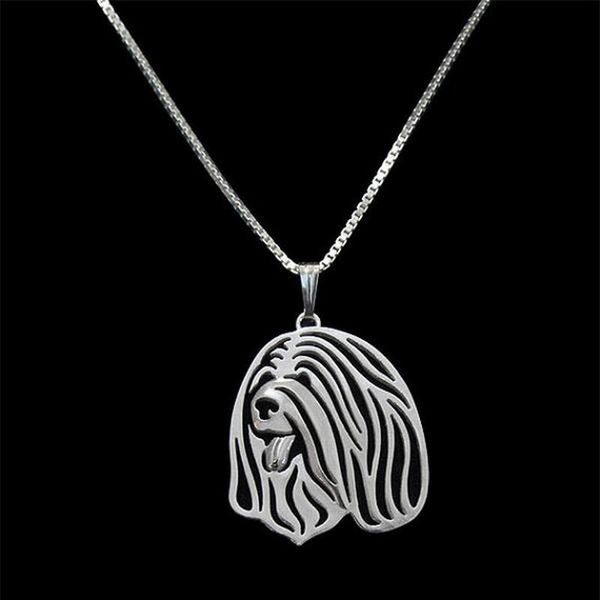 

fashion tibetan terrier dog necklaces lovers jewelry pendant drop, Silver
