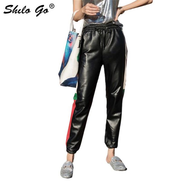 

women's pants & capris 1402-12, Black;white