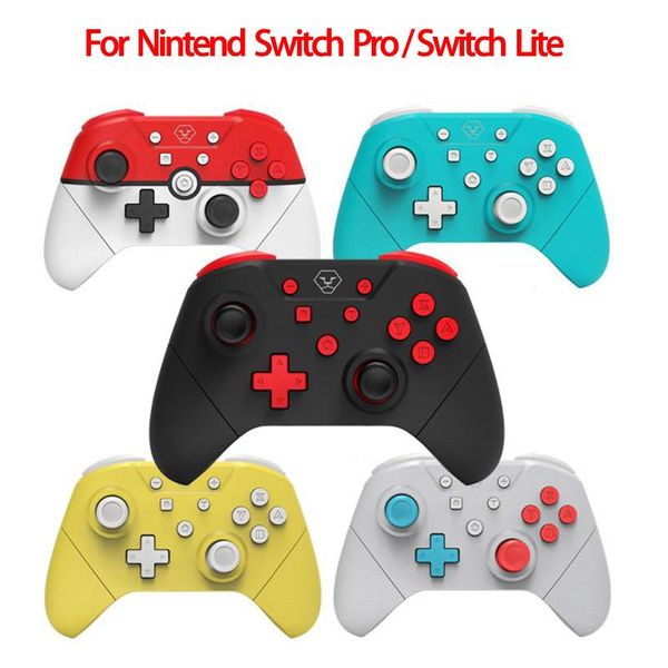 

bluetooth controller for switch pro joystick wireless gamepad ns lite game console w\ith nfc sensor function controllers & joysticks