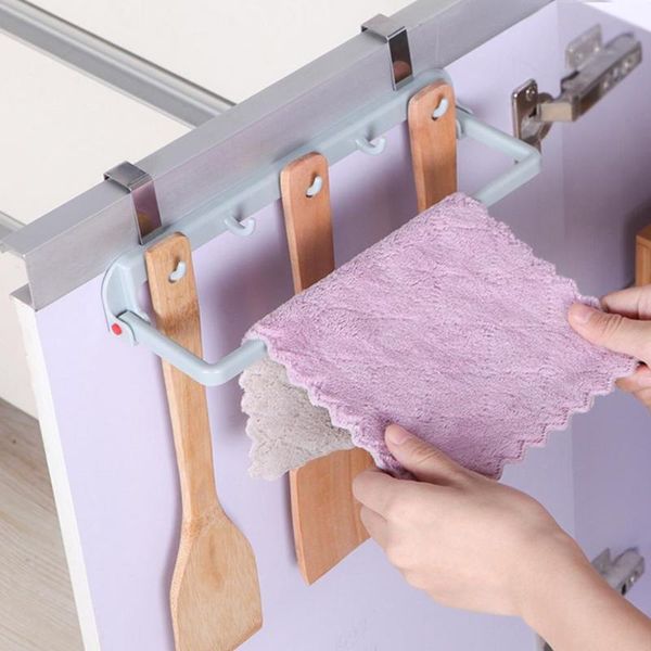 

hooks & rails folding towel racks for bath kitchen hanging holder organizer bathroom cabinet cupboard hanger,towel rag rack shelf hanger