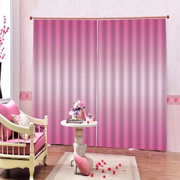 

curtain & drapes luxury blackout 3d window curtains for living room bedroom customized size pink girls