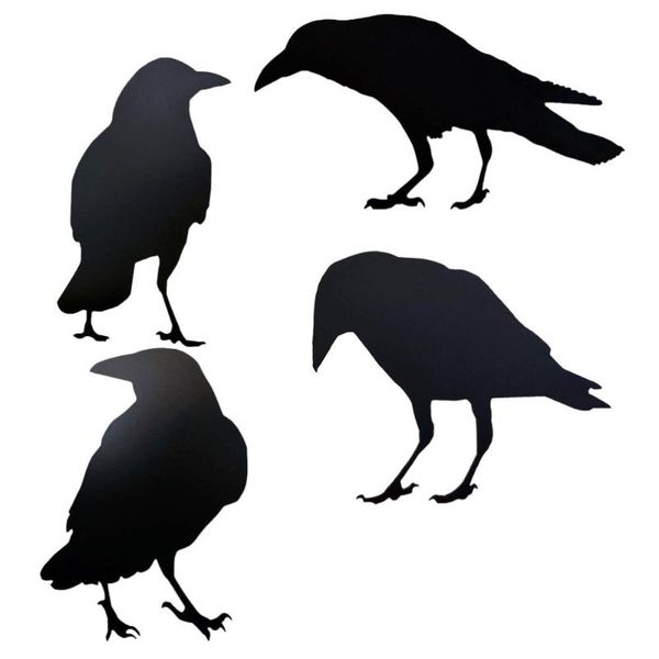 

frames 4pcs crow prop deskadornment party home bar diy ornament