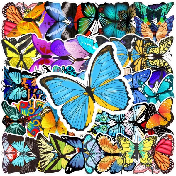 

wall stickers 174pcs colorful decors beautiful nature insect art works