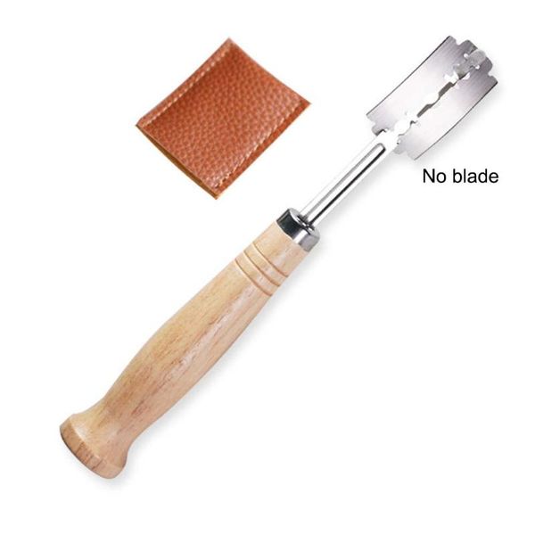 

bread cutter handle without blades wooden lame tools bakery scraper dough knife slicer tool baking & pastry
