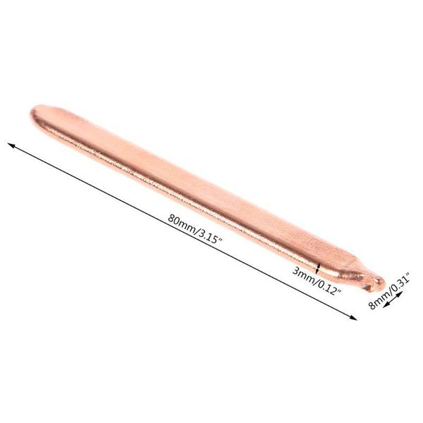

80/130/170/220/300mm pure copper tube flat heatsink cooler for lapnotebook fans & coolings