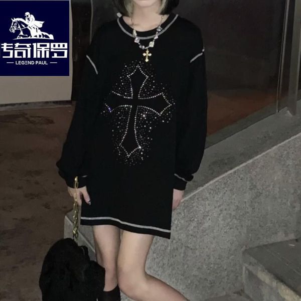 

men's sweaters rhinestone gothic clothes long sleeve black zip hoodies y2k hip hop joggers sweatshirt korean fashion punk sport c, White;black