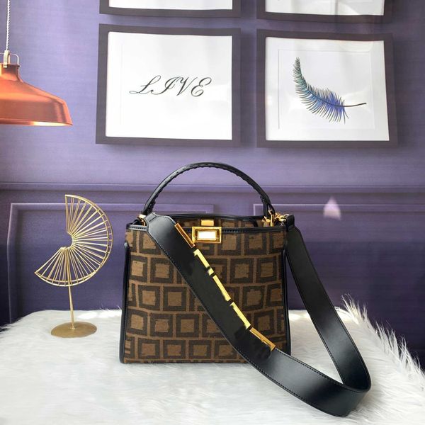 

women's designer handbags tote jacquard fabric single shoulder bags bag large capacity multi color luxury urban business genuine leathe