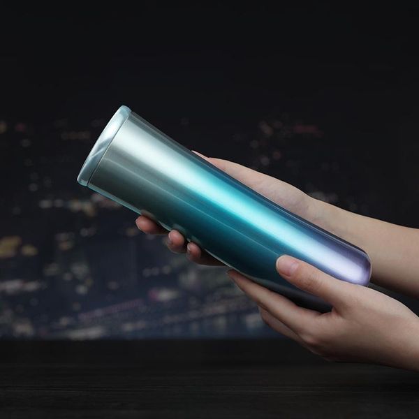 

water bottles xiaoman waist vacuum flask creative stainless steel mug, insulation cup ladies net red personality simple 316