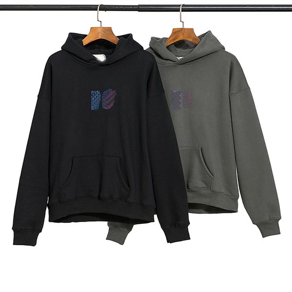 

2021 fashion hoodie for men and women couples no cap round collar loose trend of clothes to match m-2xl#10, Black