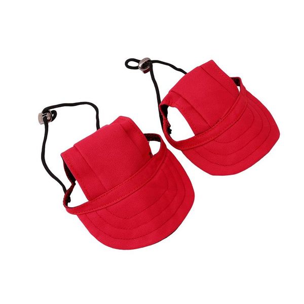 

pet hat with ear holes adjustable baseball cap for large medium small dogs summer dog sun outdoor hiking products apparel