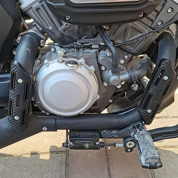 

motorcycle exhaust system cross-country pipe muffler heat shield anti-scald cover
