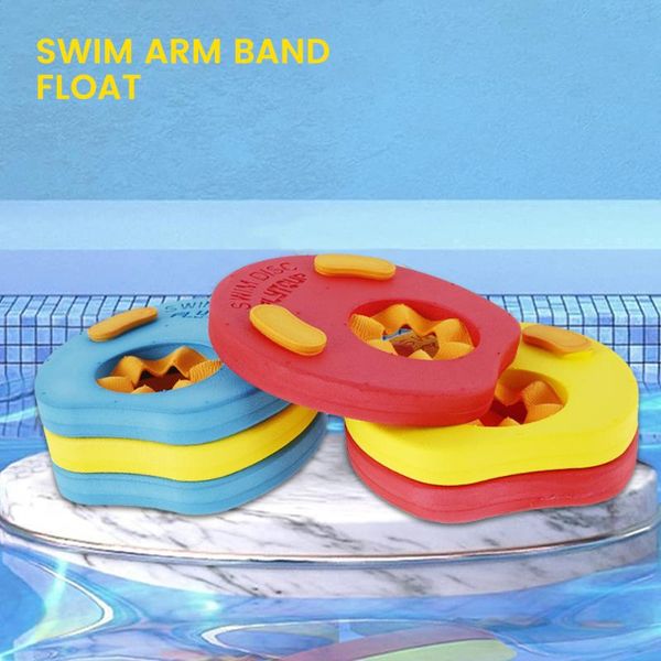 

life vest & buoy 6pc/pack children foam swim discs suit arm bands eva floating sleeve kids rings swimming tools learn pool float board