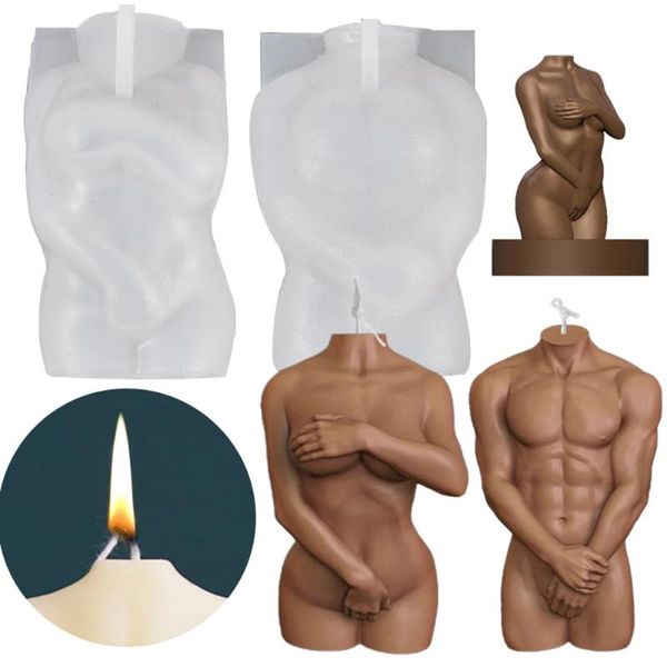 

craft tools toned body shape candle silicone mold for diy handmade ornaments plaster jewelry handicrafts key chain fondant mould