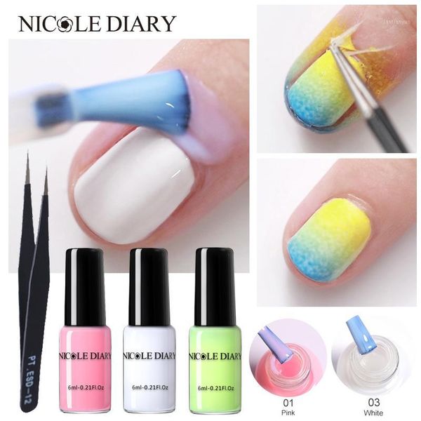 

diary peel off liquid tape form nail polish protection finger skin cream whit latex protected glue easy clean polish1