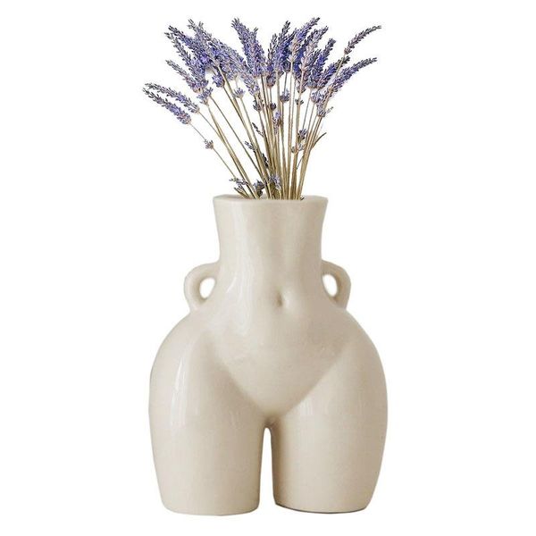 

vases nordic creative ceramic body art hip shape vase decoration living room bedroom el home decorat ornaments