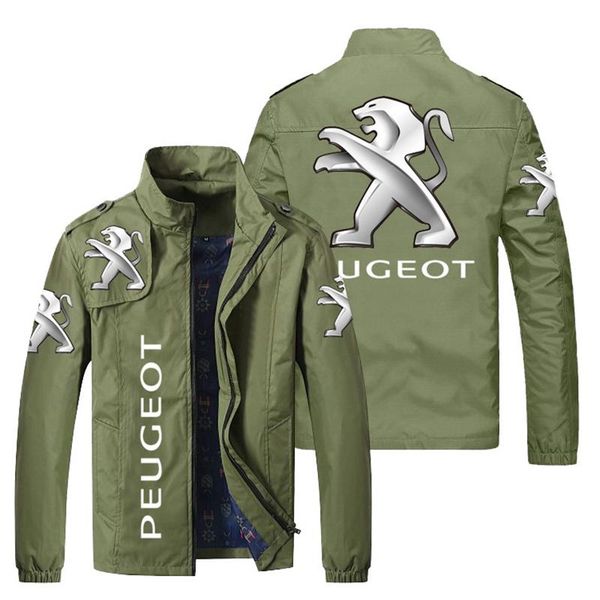 

men's jackets men jacket casual solid color windbreaker lion logo male clothing 2021 autumn slim fit outwear 6xl plus size, Black;brown